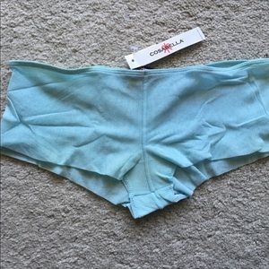 Cosabella Soiree Boyshort, Aqua in Large